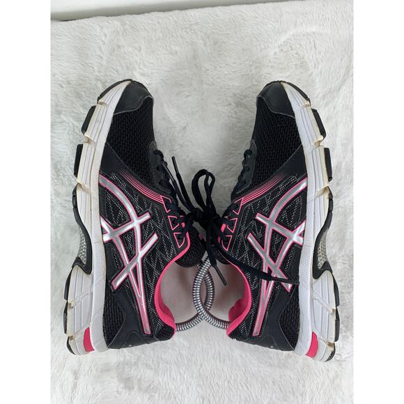 Asics Gel-Impression 8 Women's Running Shoes Black/Pink T5C8N Size 7 - Picture 5 of 8